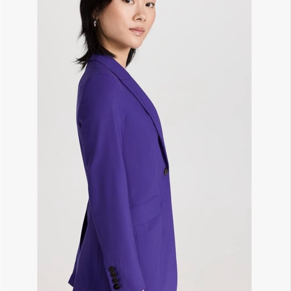 Theory Purple Blazer & Suit Jacket - Picture 4 of 16